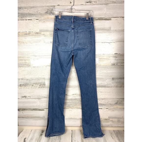 3x1 Women’s 29 Maddie Slim Organic Cotton Split Ankle Blue Denim Jeans Designer - Picture 2 of 7